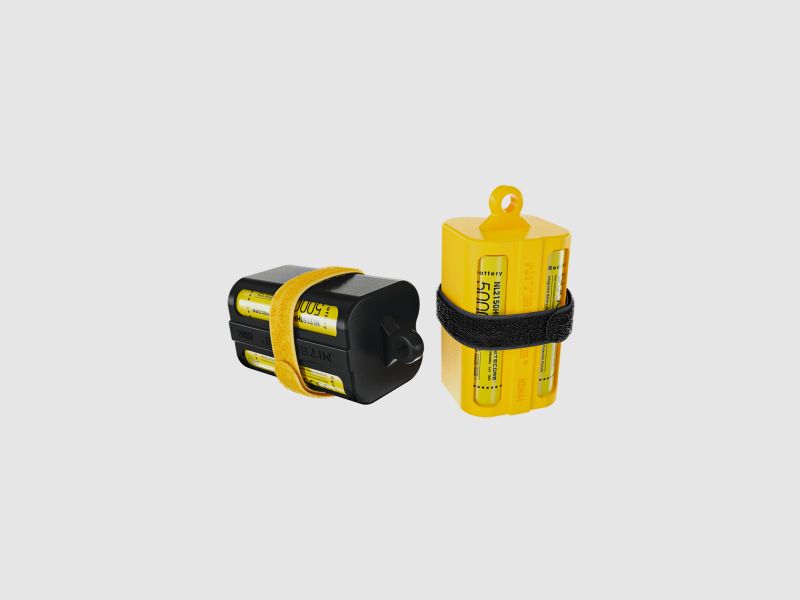 Nitecore-Batteriebehälter NBM41 Gelb, Bild 7 von 10