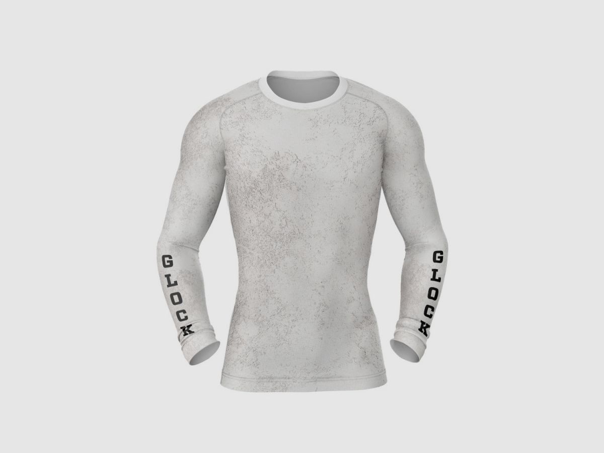 DED GLOCK Competition Long Sleeve Compression T-shirt White, size: XS, Clothes type: Kids, image 3 of 3