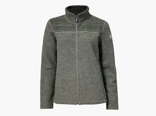 Ivanhoe Women's Wool Jacket Beata with Stand-Up Collar (green)