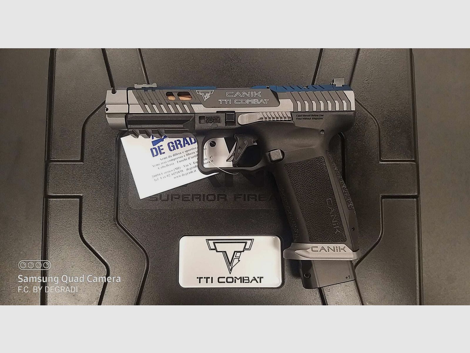CANIK TTi COMBAT TARAN TACTICAL SMOKE 9X19 wie neu, Bild 1 von 5