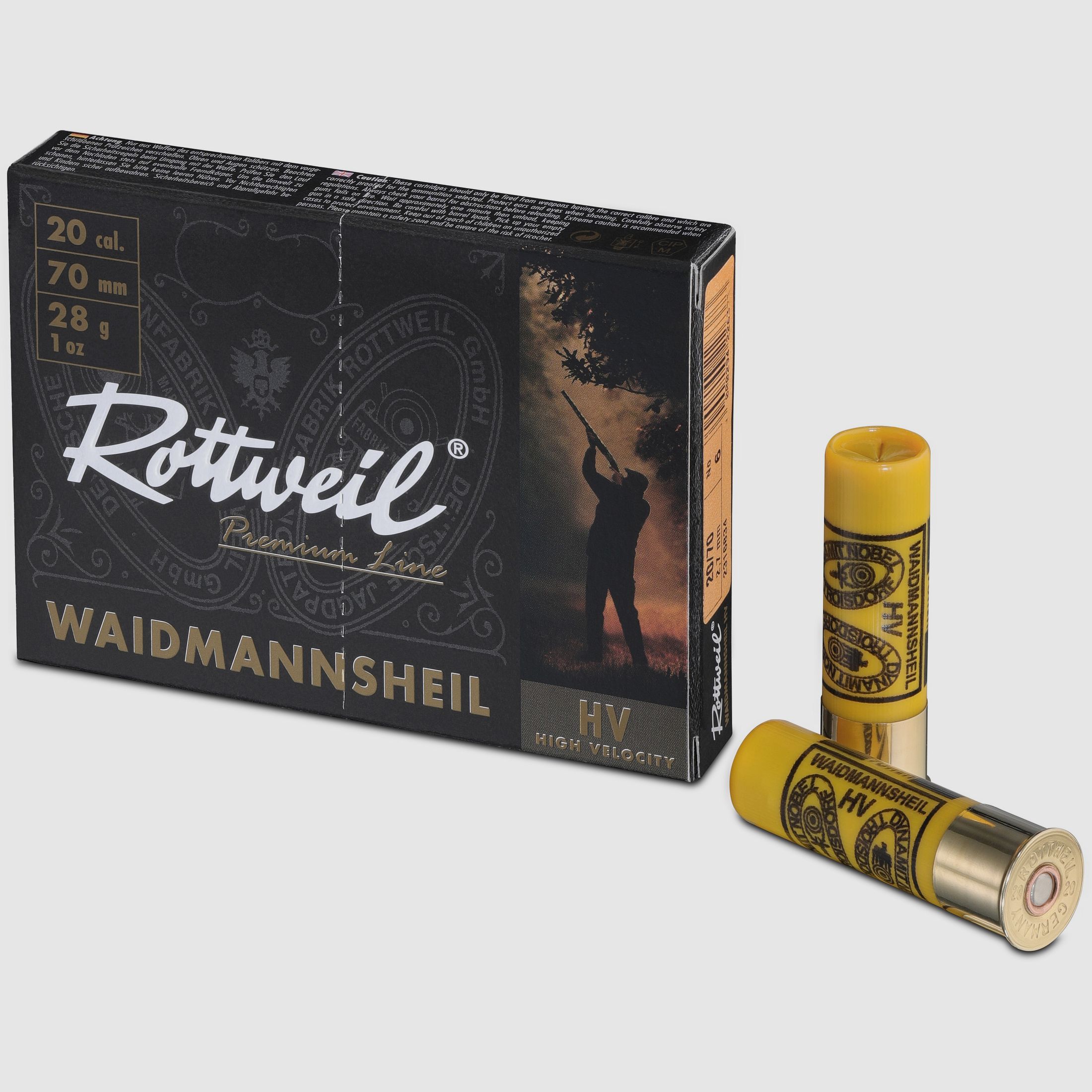 ROTTWEIL Waidmannsheil 20/70 HV, 2,7mm, Plastik, 10er Pack.