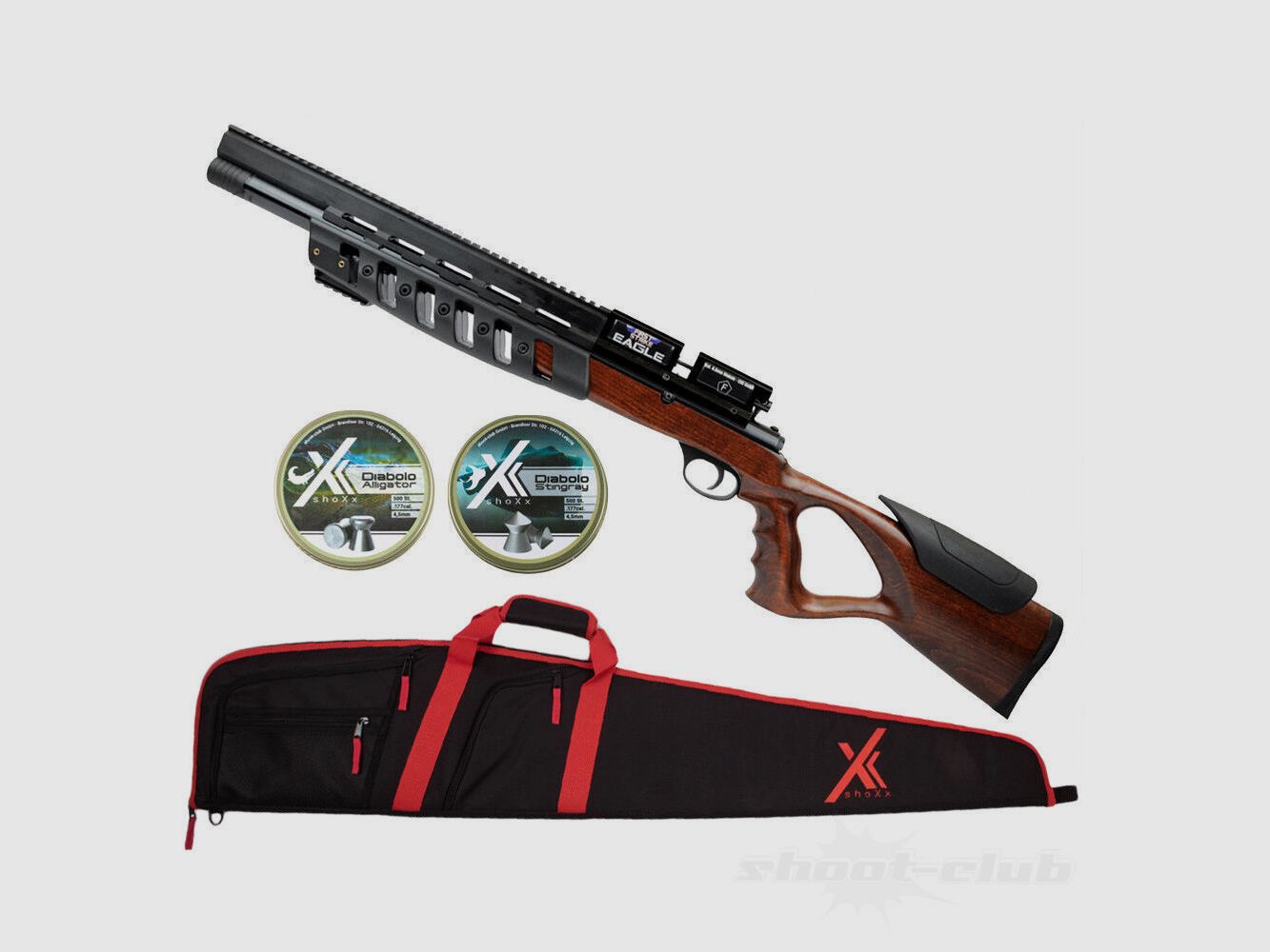 First Strike First Strike Eagle 200bar 4,5mm Diabolo Set de Funda