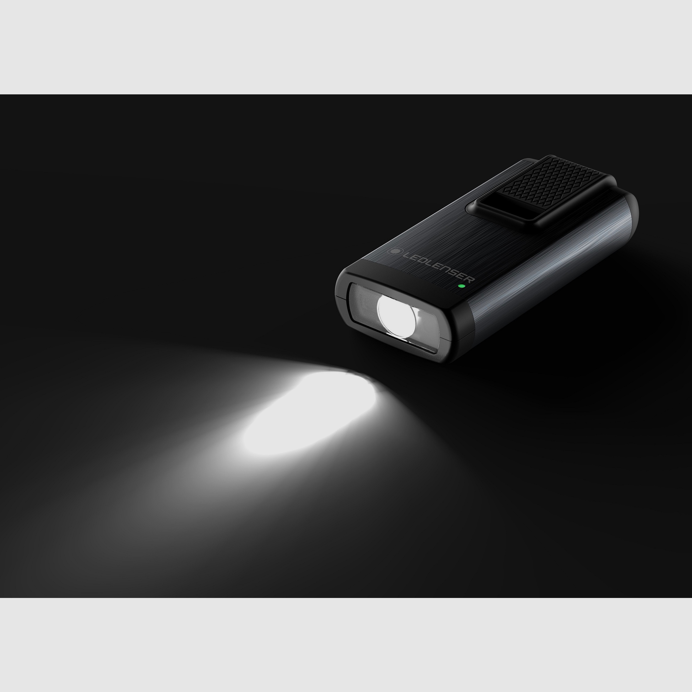Ledlenser 502577 K6R Schlüsselleuchte 400 Lumen 80 Meter grau