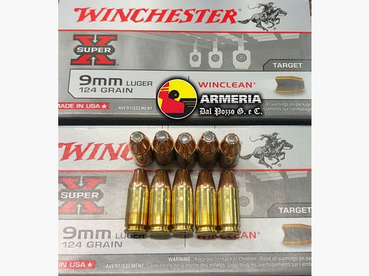 WINCHESTER 9MM LUGER 124 GR