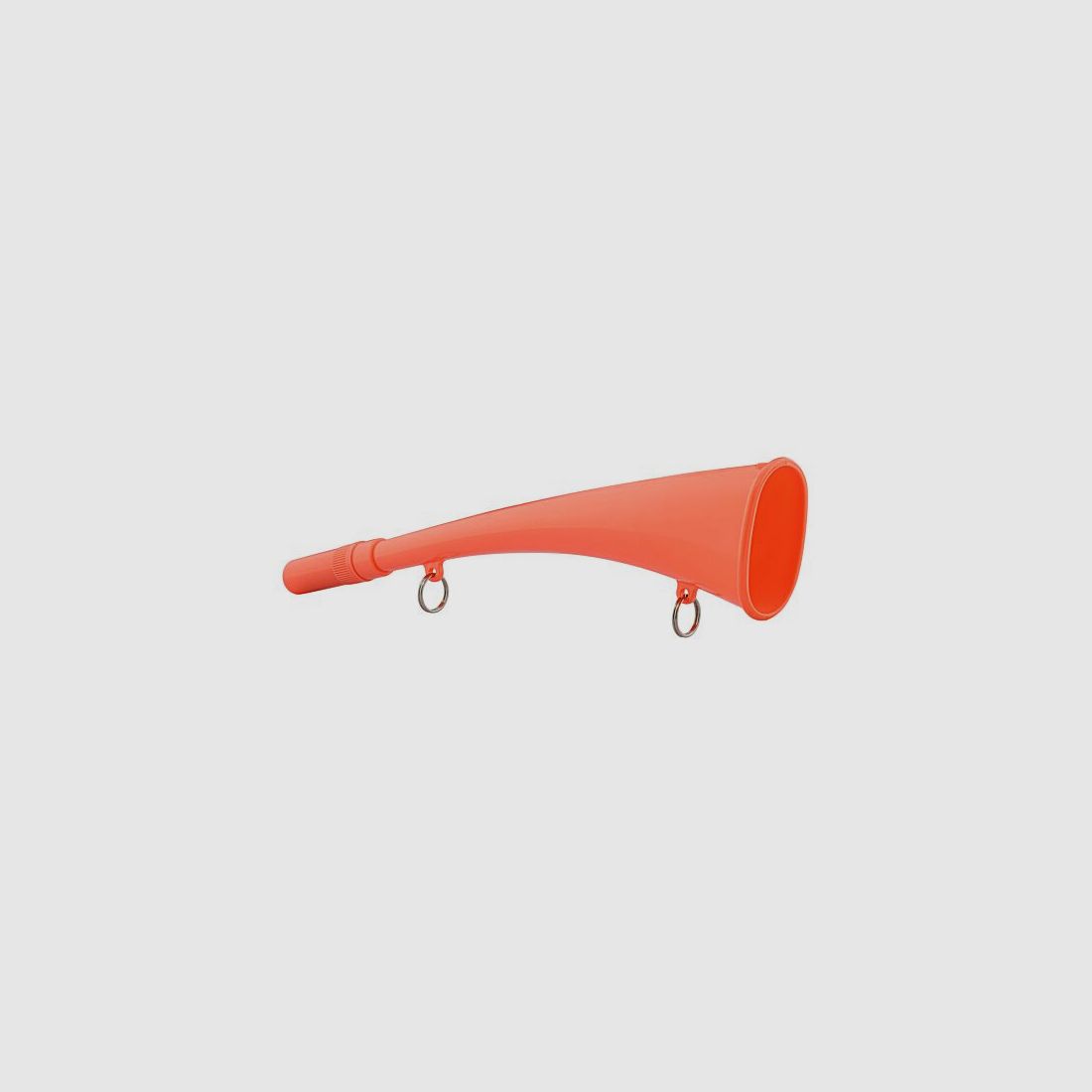 Flache Horn Elless aus ABS 25 cm fluoreszierendes Orange, Bild 1 von 4