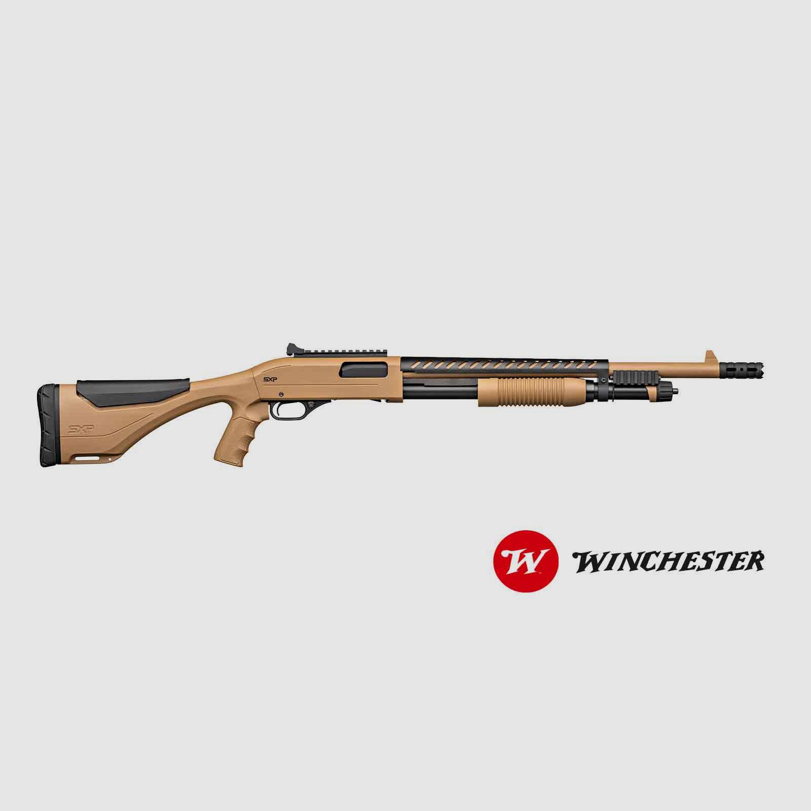 Winchester SXP Xtreme Dark Earth Defender .12/76 18" Vorderschaftrepetierflinte