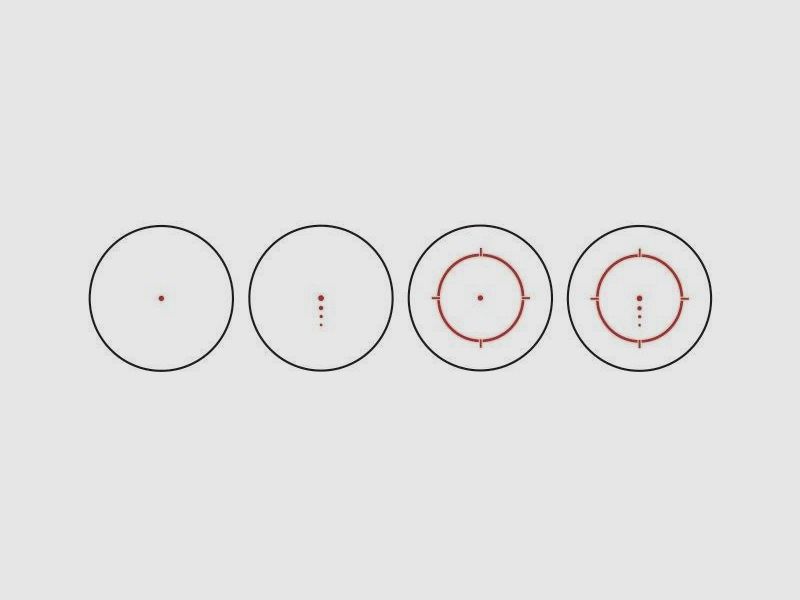 Sig Sauer ROMEO4T FDE Rotpunktvisier 1x20mm, Ballistic Circle Dot