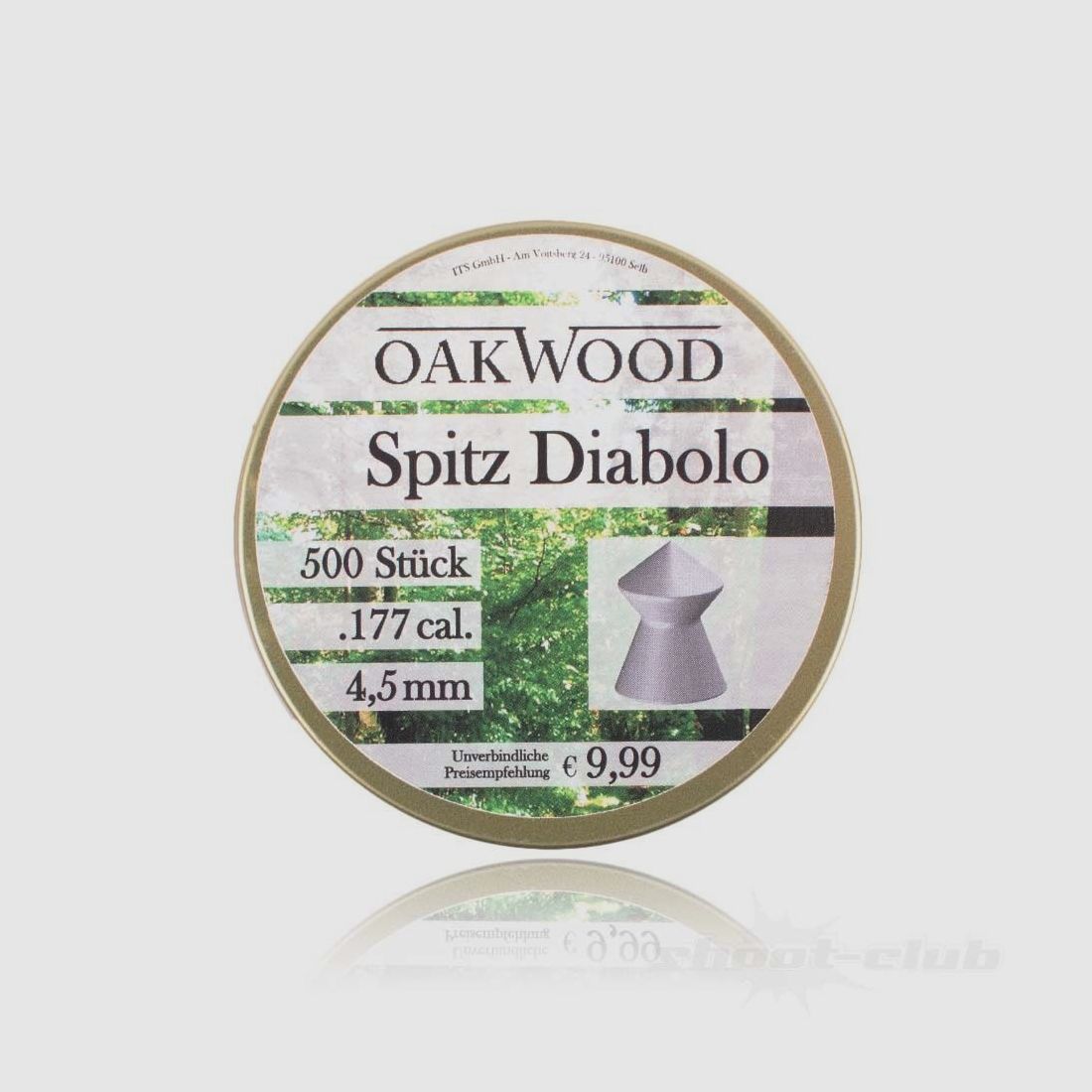 OAKWOOD Tactical	 Spitzdiabolos Oakwood Kaliber 4,5mm