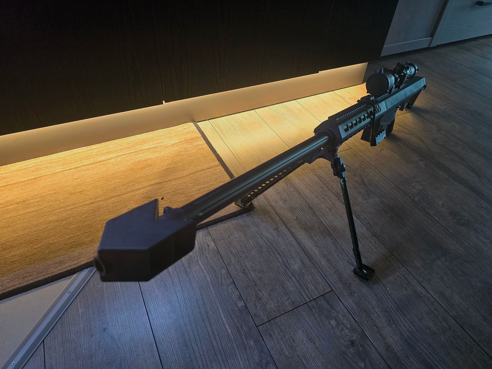 M82 Scharfschützengewähr mit Zielfernrohr, WIE NEU: Airsoft co2