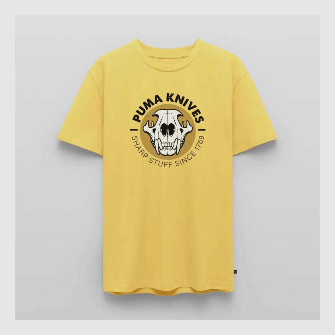 PUMA Men’s Premium T-Shirt "Skull Frontal Sharp Stuff"