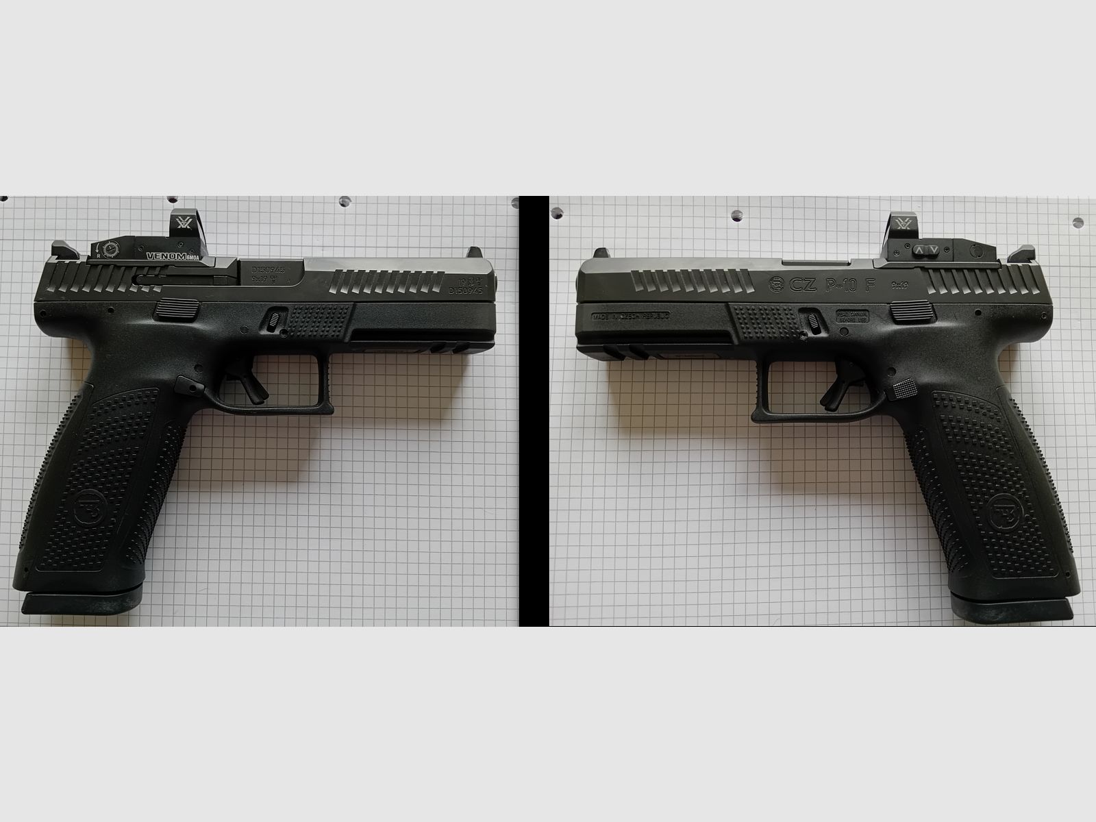 CZ P 10 F OR with 6 MOA RedDot Vortex Venom