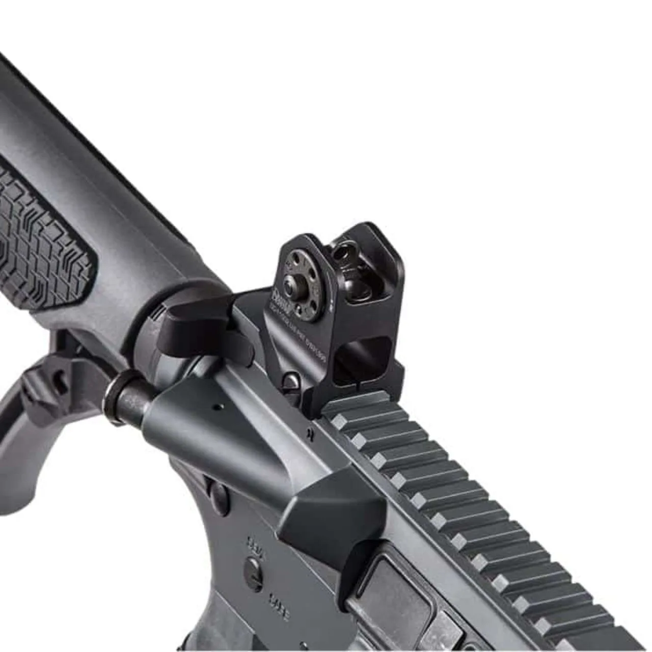 Daniel Defense Iron Sight Set verstellbar – Picatinny – schwarz, Bild 3 von 5