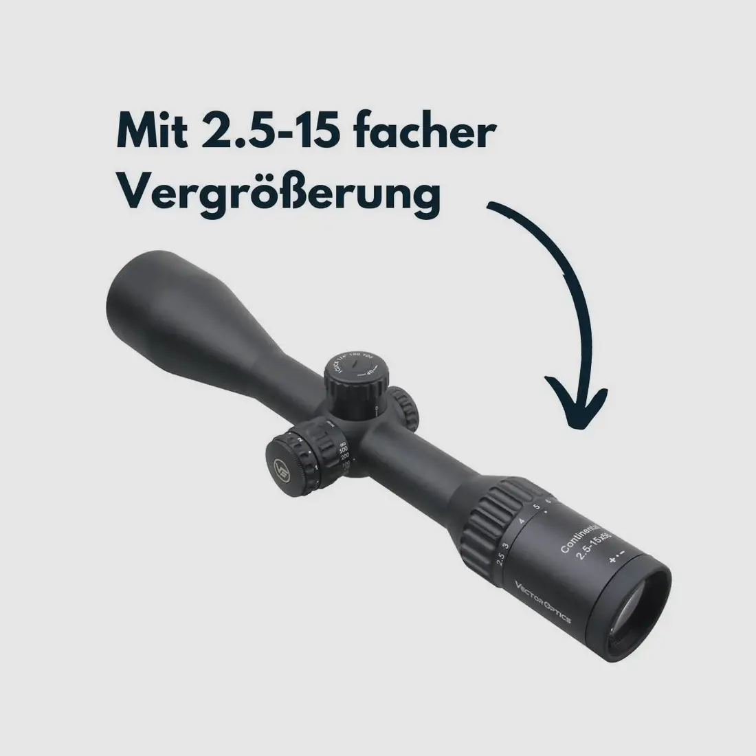 Vector Optics SCOM-38 Continental 2.5-15x56 Caccia G4, immagine 9 di 14