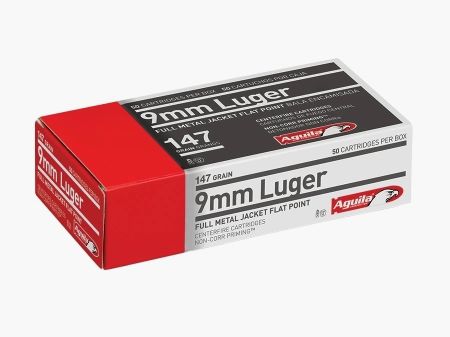 Aguila Standard 9mm 147GR FMJ 50 Patronen