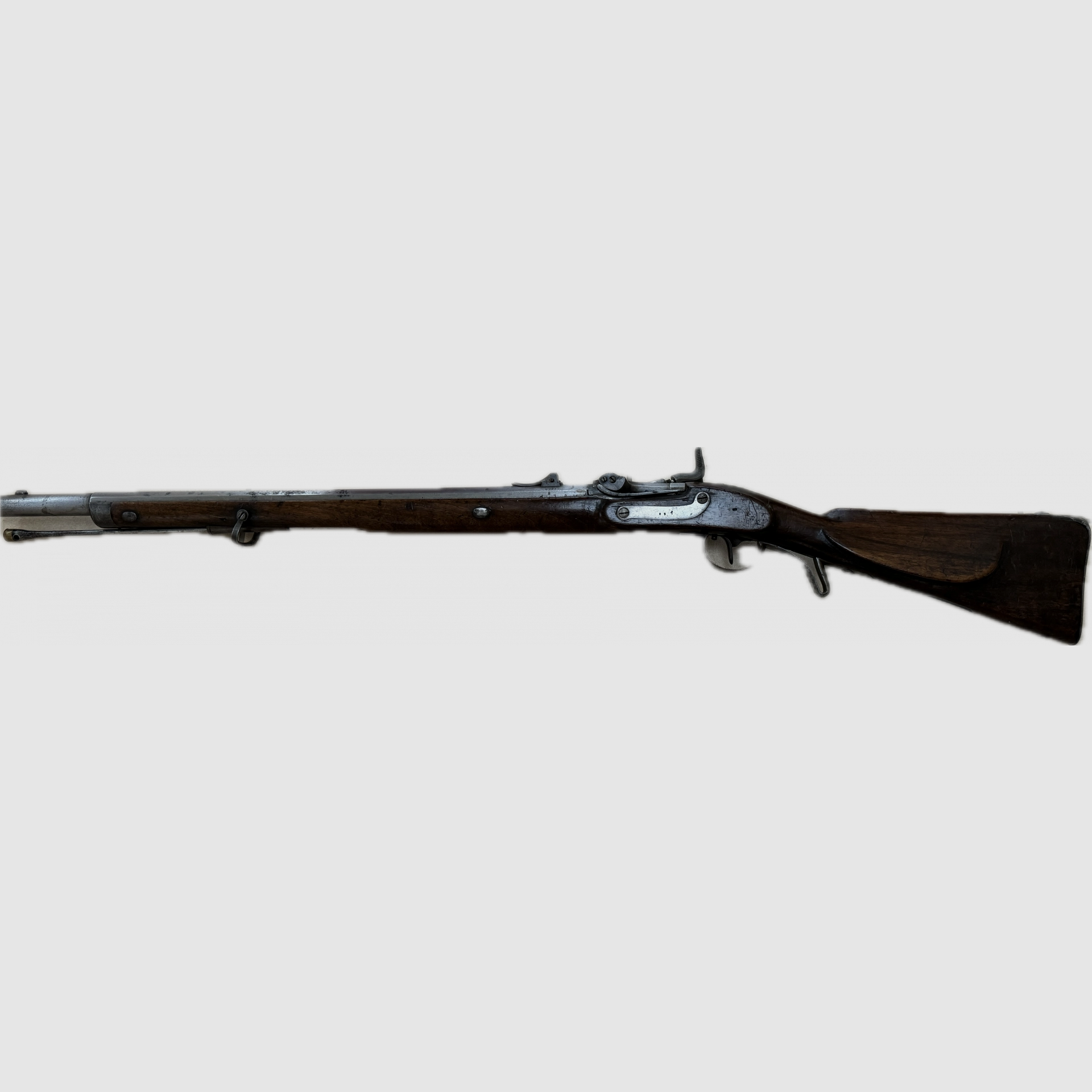 Wänzel Jägerstutzen M1854/67 Kal. 14 x 33R Wänzel met origineel bajonet en patroon, afbeelding 2 van 6