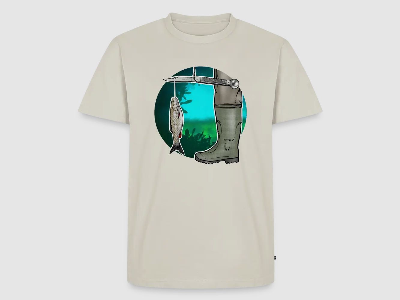PUMA Men´s Premium T-Shirt „Waagemesser – Petri Heil"