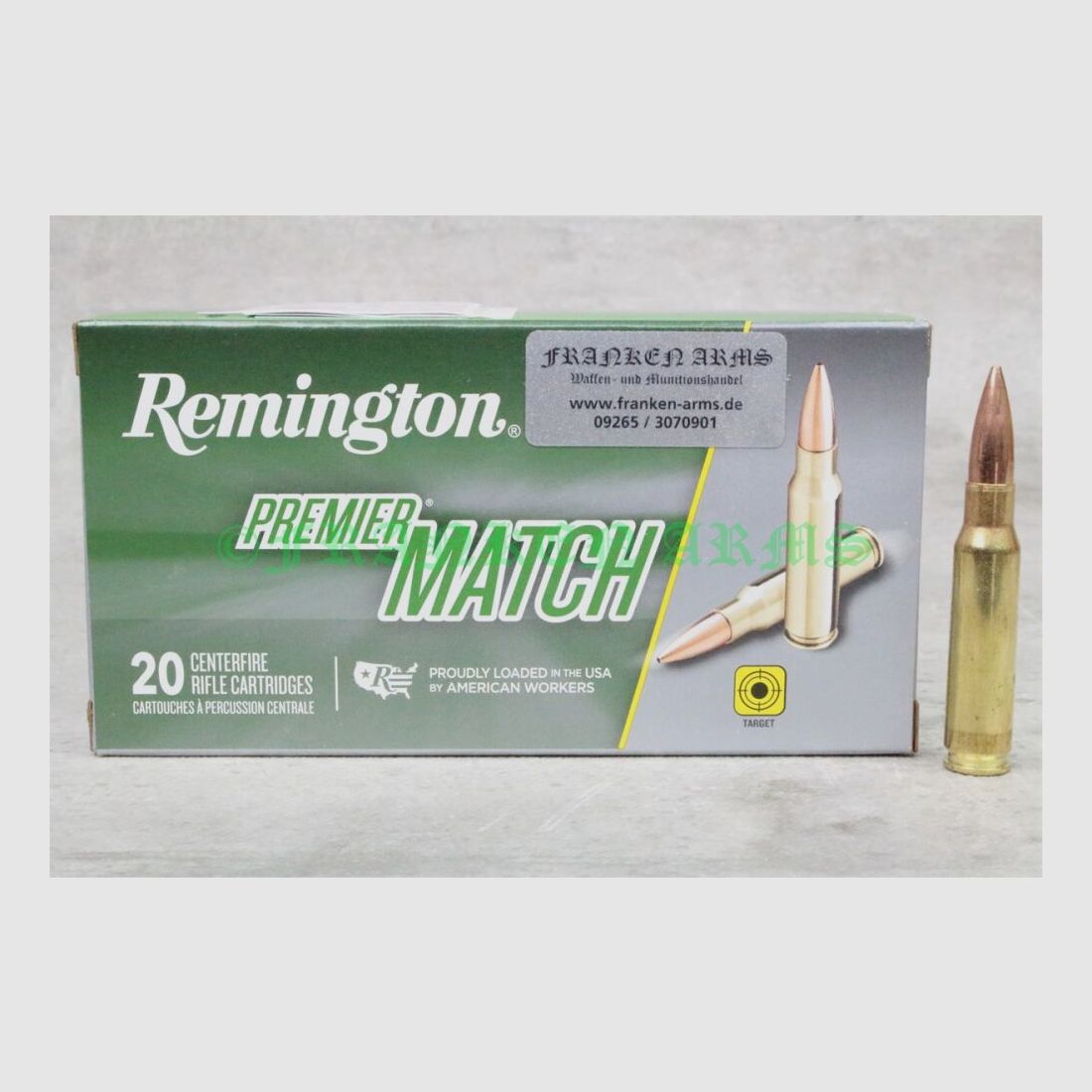 Remington Matchking BTHP .308 Win. 168gr 10,9g 20 Stück Staffelpreise
