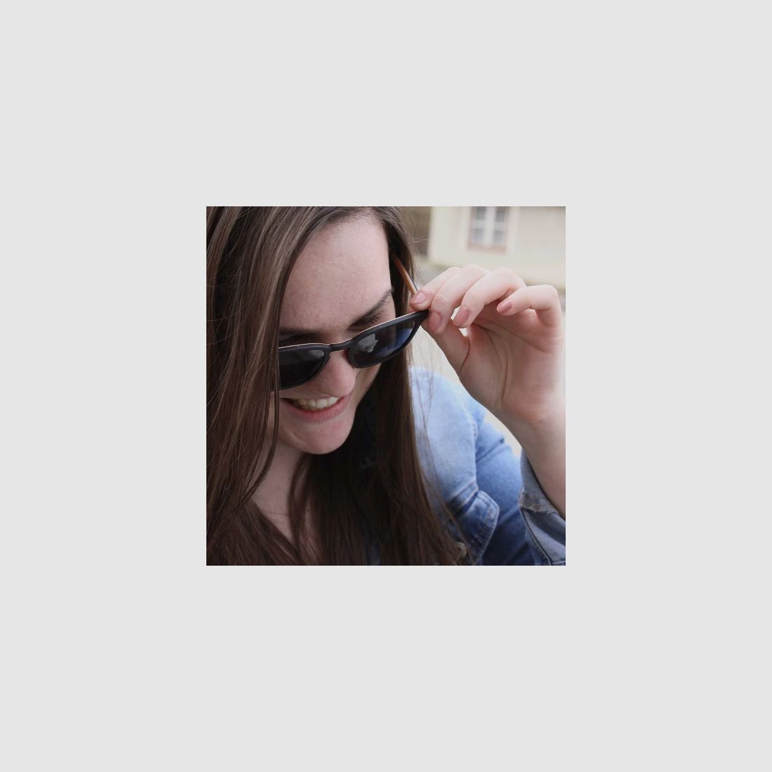 Sonnenbrille Waldblick aus Ebenholz