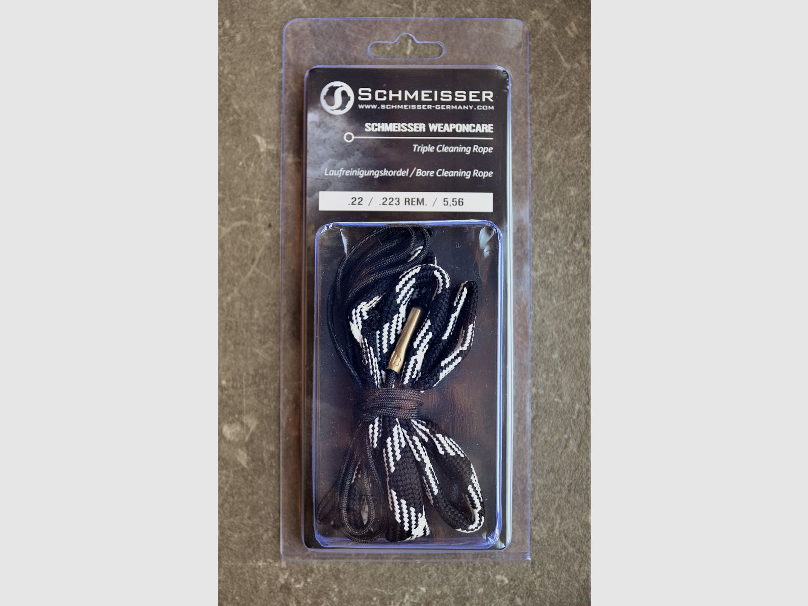 Schmeisser WeaponCare Triple Cleaning Rope .22/.223/5.56 – Laufreinigungskordel