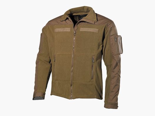 MFH Fleece-Jacke Combat coyote tan