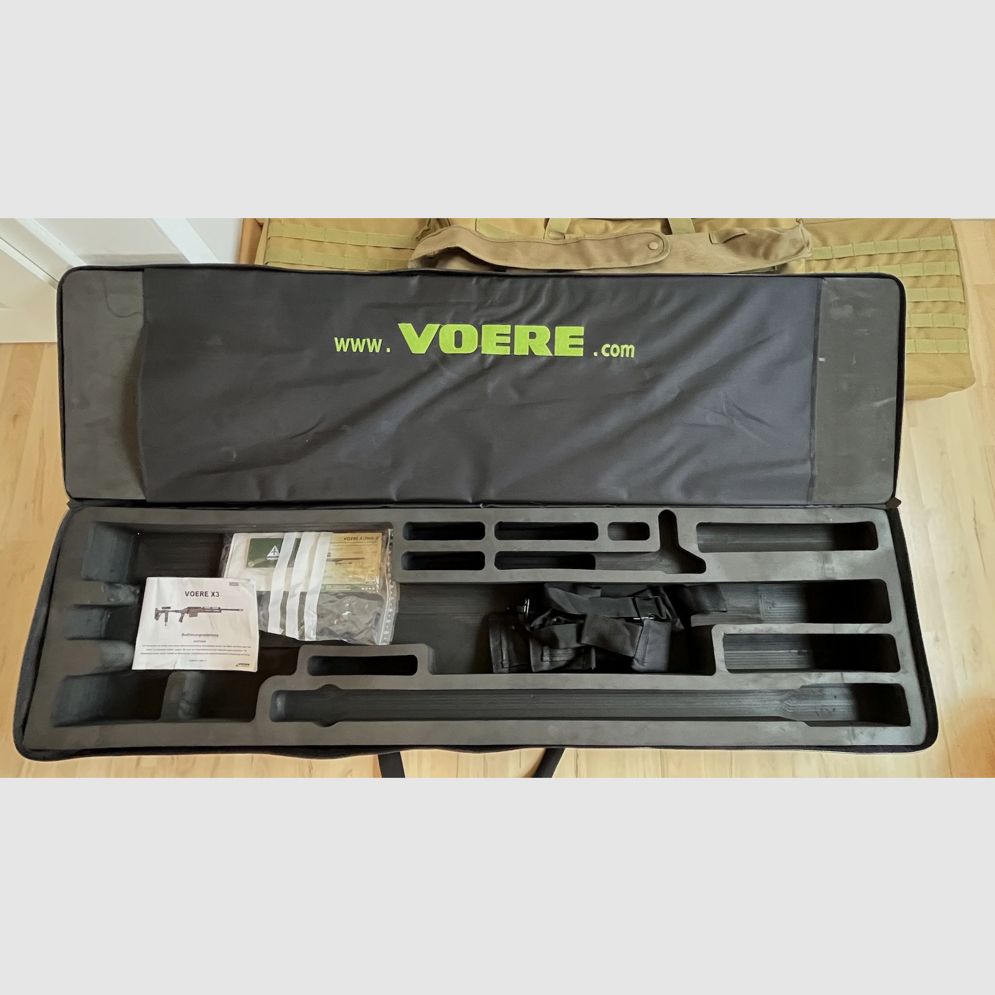 Voere X3 Gen.2 .338LM + .308Win, używany z dużą ilością akcesoriów