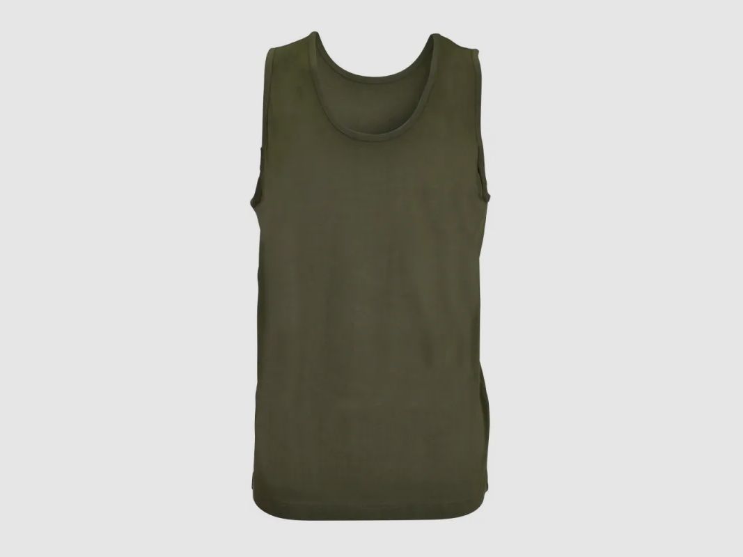 Light cotton tank top 160g/m² khaki S to 3XL, image 2 of 6