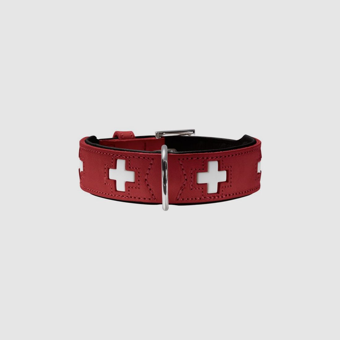 Hunter Halsband Swiss Rot/Schwarz, Bild 1 von 5