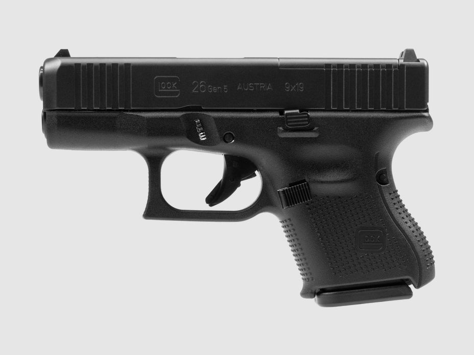 Glock Pistole G26 Gen5 MOS FS 9 mm Luger 3,43″ / 87 mm 10+1, Subcompact