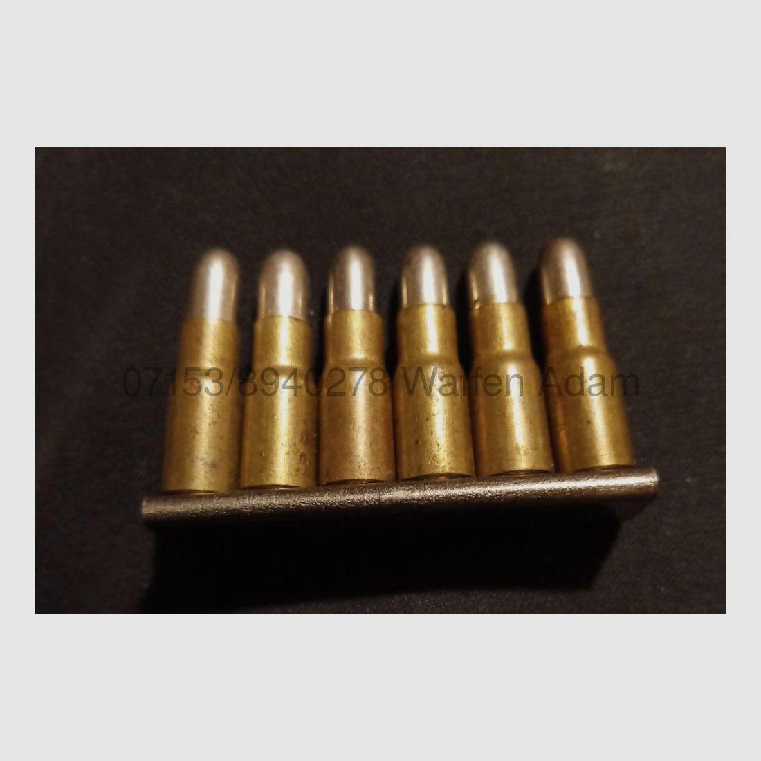 Clement 1897 Ladestreifen 5mm Clement Original Munition, Bild 3 von 3