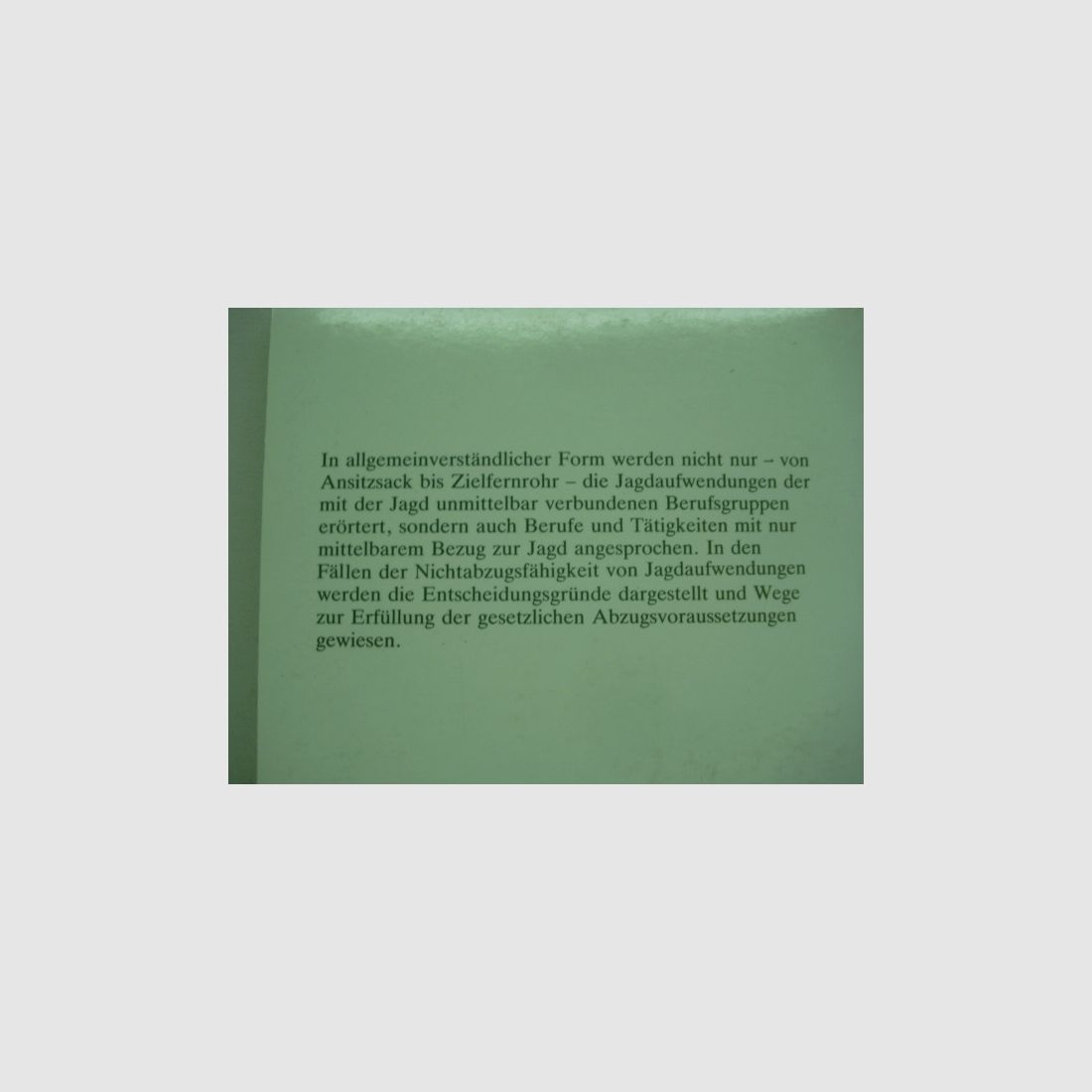 Buch Waidmannsheil im - Steuerrecht, Klaus Böhme