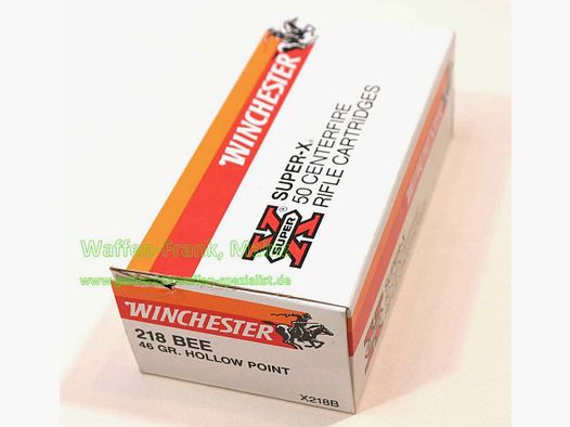 Winchester - USA Büchsenpatronen .218 BEE