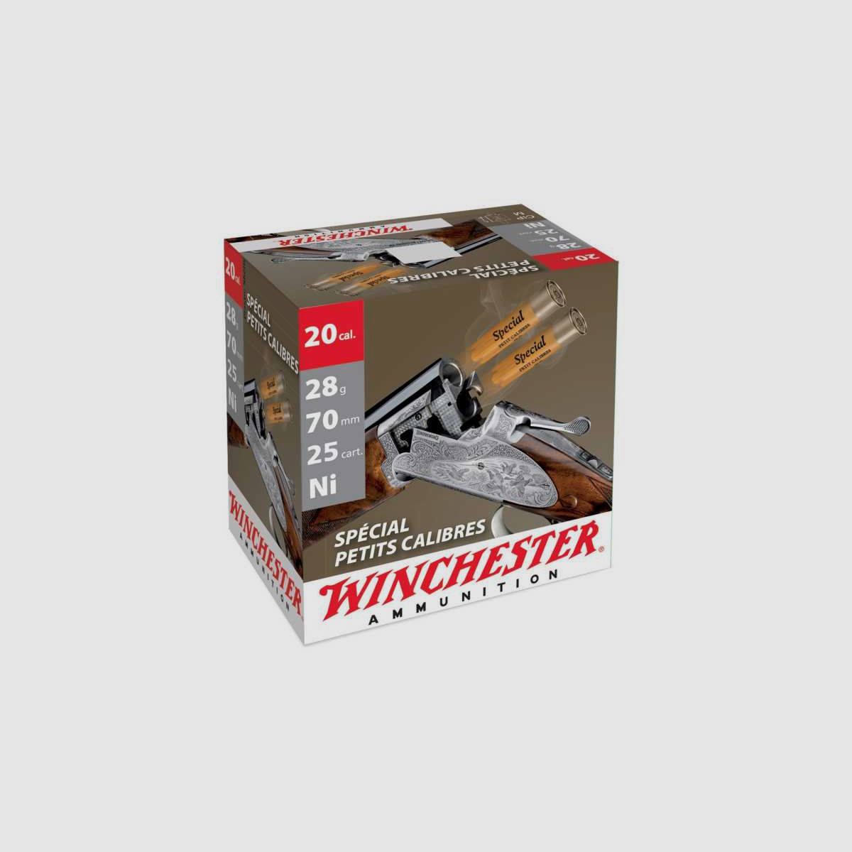 CARTOUCHES 20-70 SPECIAL PETIT CAL 16MM/28G PB5NI X25