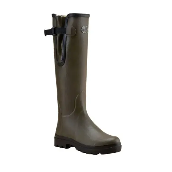 Botas Vierzon Mujer Le Chameau Forradas de Jersey Verde Chameau, imagen 1 de 16