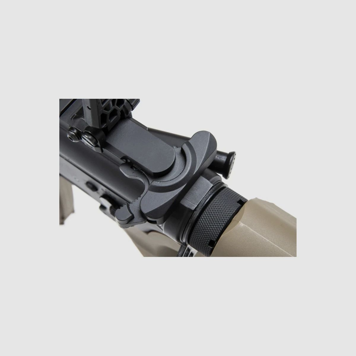SA M4 Carbine M-LOK (SA-P20 PRIME™ Aster II ETU BLDC™) Rifle Airsoft Libre a partir de 18 - Negro/Tan -F-