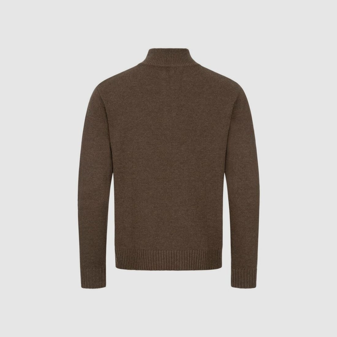 Blaser Herren Woll HZ Sweater dunkelbraun XXL
