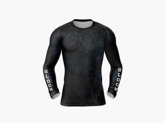 DED GLOCK Competition Long Sleeve Compression T-shirt Dark, size: 8XL, Clothes type: Regular (Men)