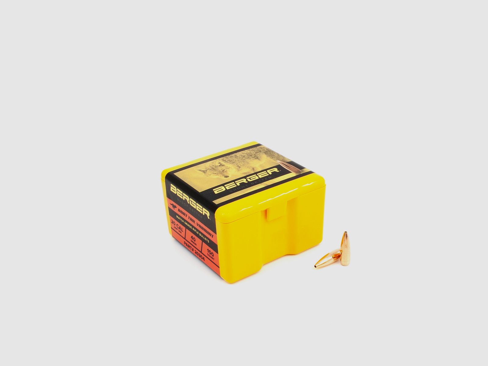 Proiettile Berger .20 BT Varmint 40GR 100 Pezzi