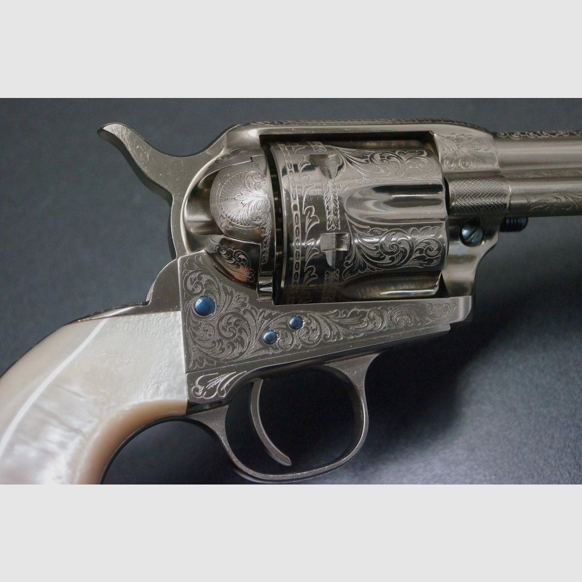 Uberti Cattleman Roosevelt vernickelt 44-40, Bild 3 von 6