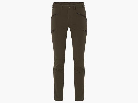 SPODNIE MYŚLIWSKIE DAMSKIE SEELAND LARCH STRETCH TROUSERS PINE GREEN
