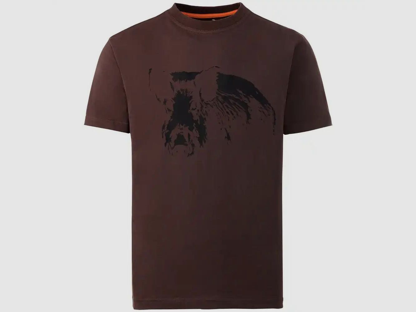 Parforce T-shirt Wildzwijn-print - bruin T-shirt Wildzwijn-print - bruin