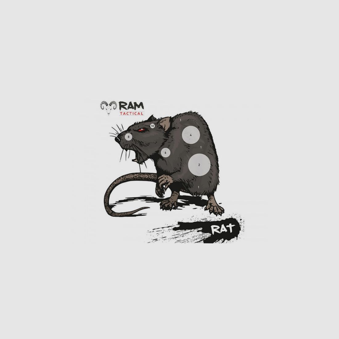 Ram Targets 14 x 14 cm Rat (50 pièces), image 1 sur 2