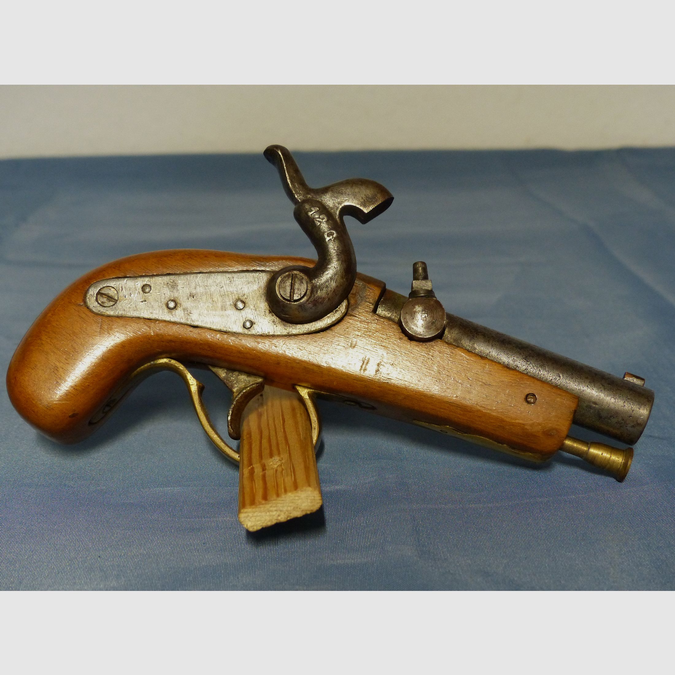 Vorderlader Perkussion Pistole Derringer antik vintage
