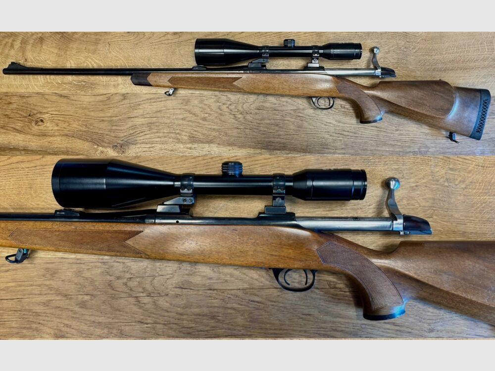 Rifle repetidor BSA con mira Kahles