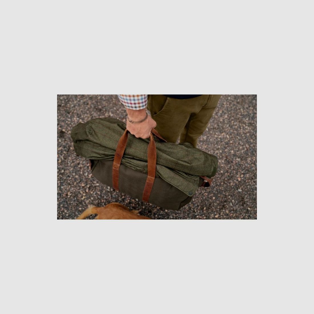 Härkila Travel Bag 30L Warm Olive, 3801077-80, image 11 of 12