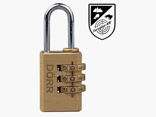 DÖRR 204454A Zahlenschloss 3 stellig Small 21x55x10 mm