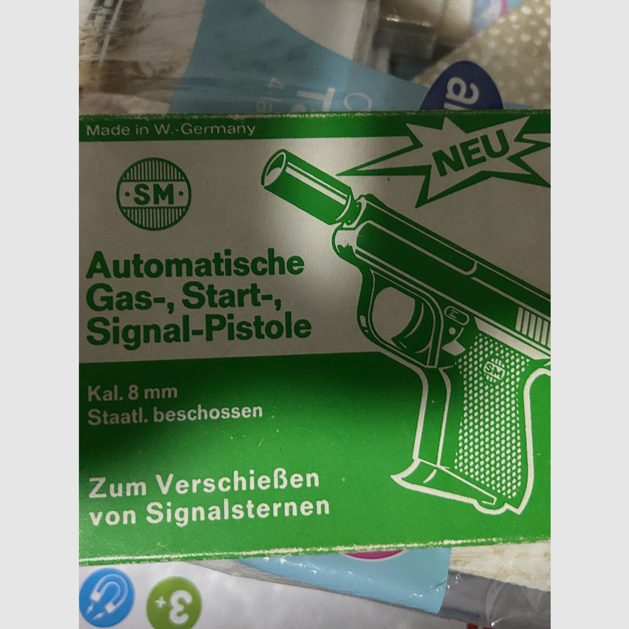 SM Sportwaffe Rhöner Mod. 15 Gastaschenpistole