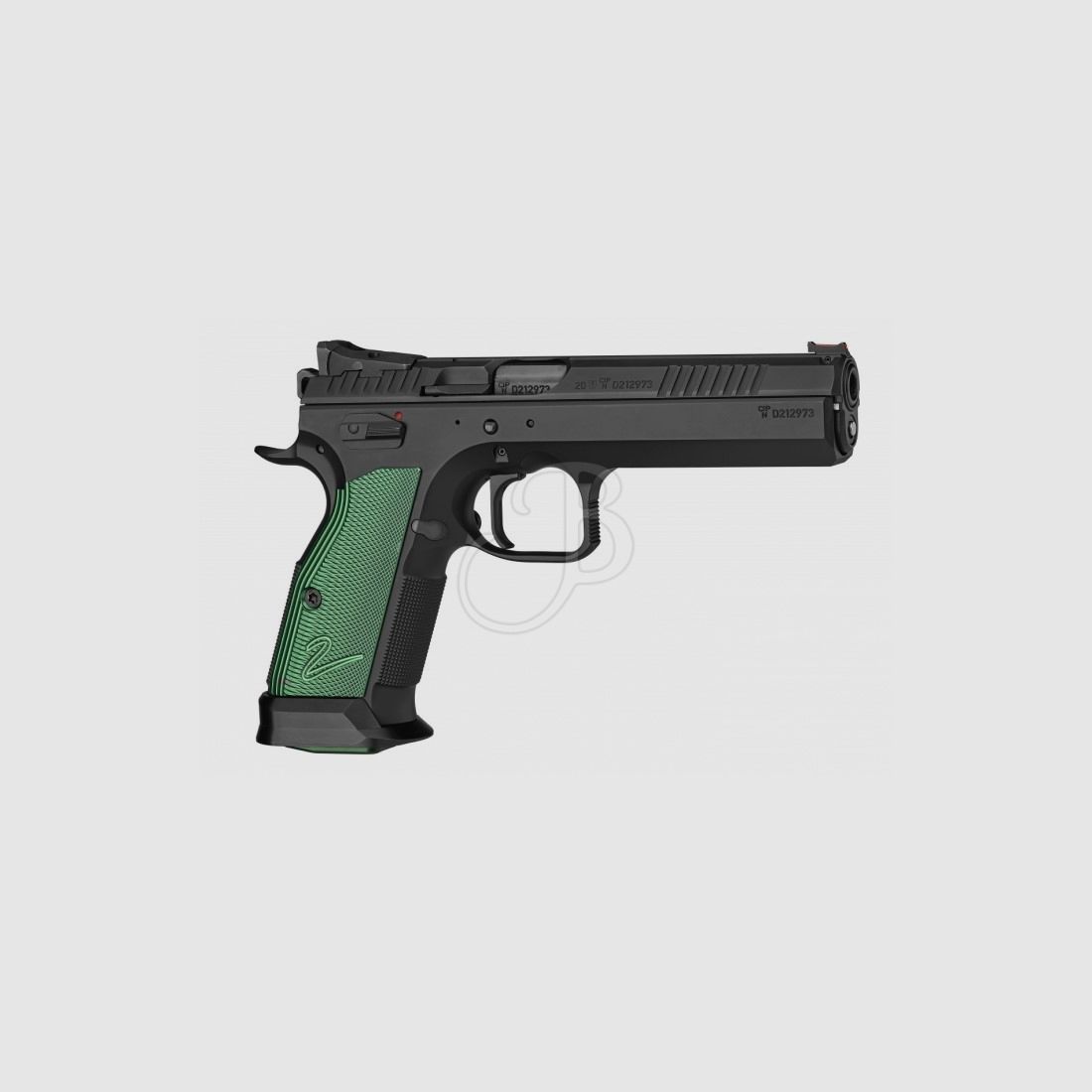 PISTOLE S.A. CZ MOD. TS-2 GRÜN Kal. 9 LUGER +2C