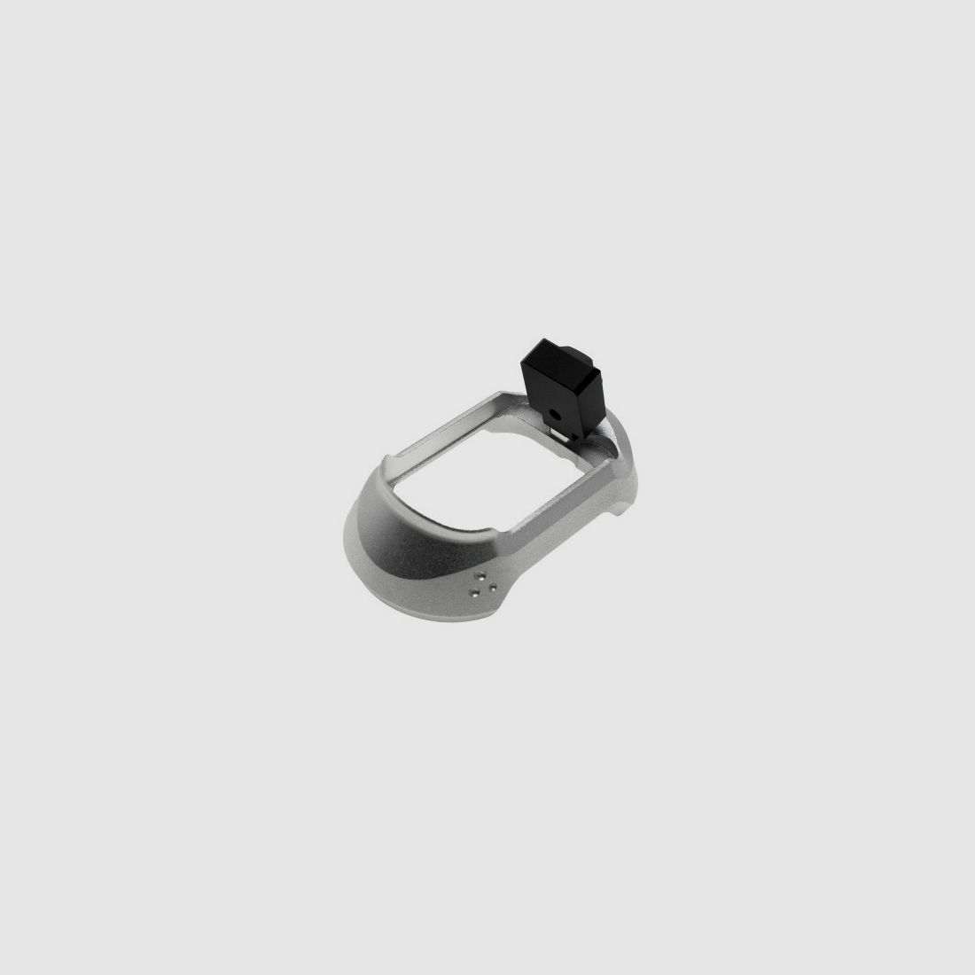 Magwell Match Grade T01 van aluminium voor AAP-01 Zilver