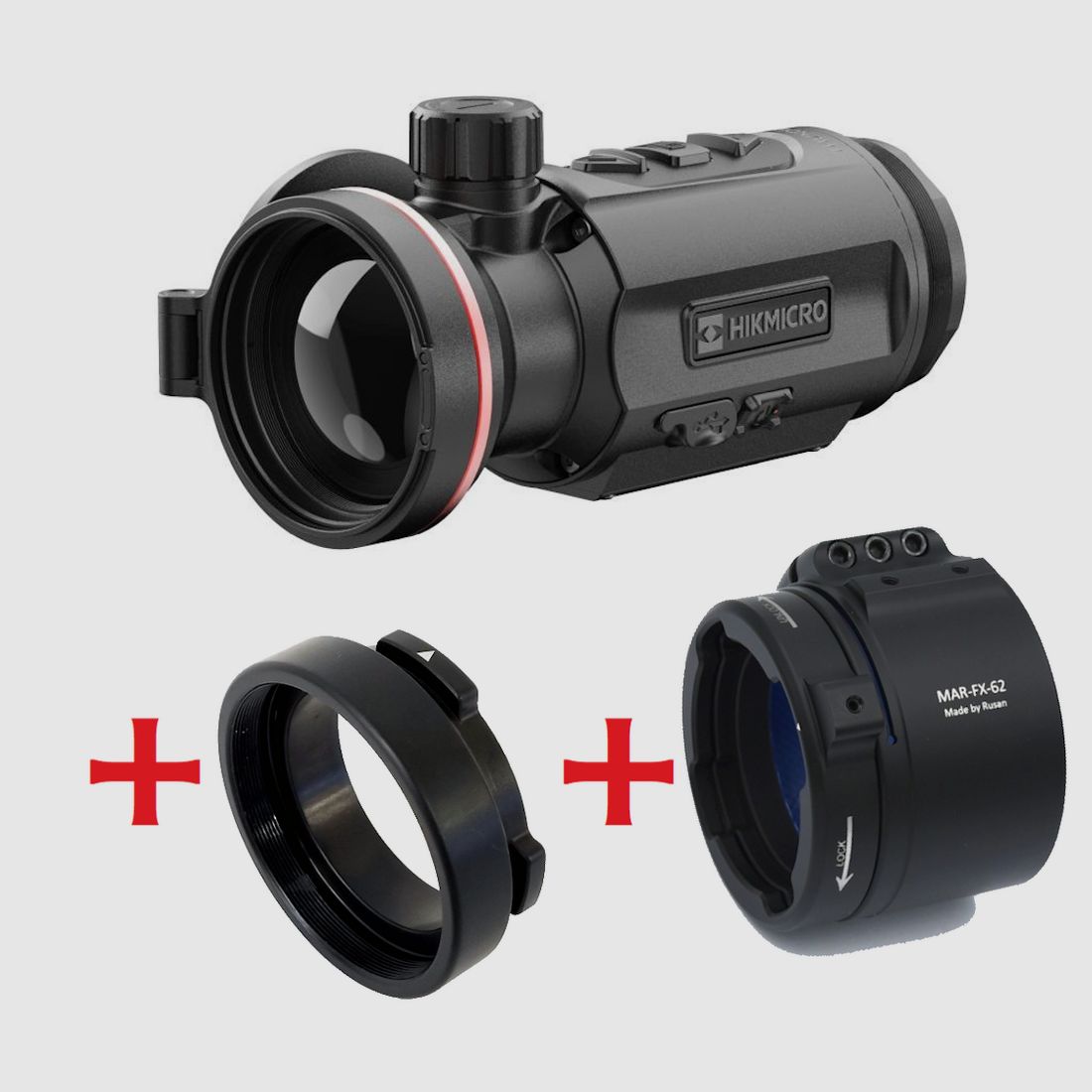 Hikmicro Thunder TQ50C 3.0 en ensemble complet