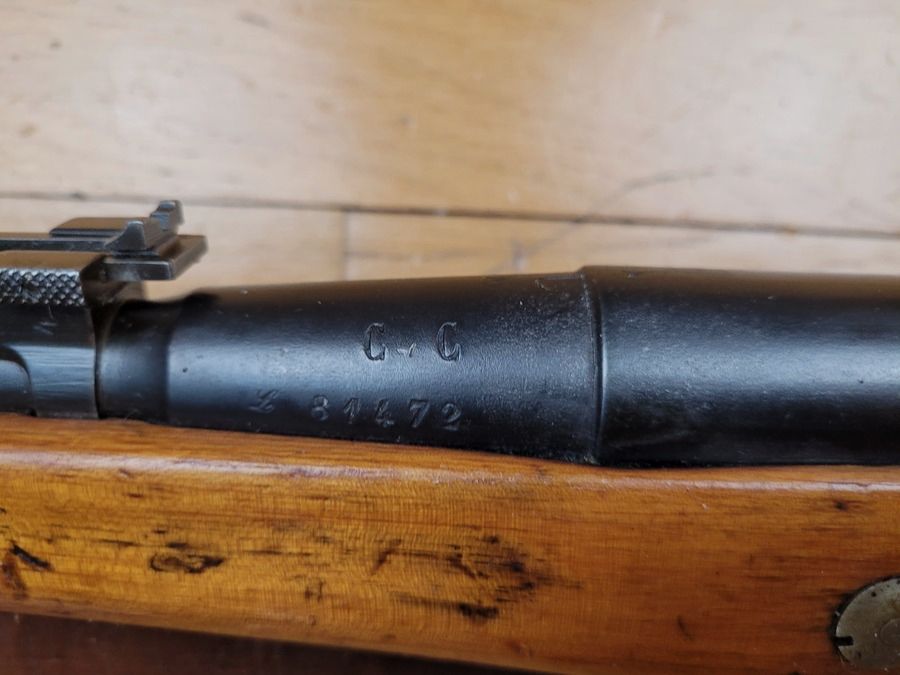 Gutes Gewehr Berthier – Modell 07/15 nicht modifiziert 1916 – 3-Schuss-Waffe – Kaliber 8×51 Lebel – Sehr guter Lauf – Gewehrriemen – 2 Clips -TBE, Bild 19 von 22